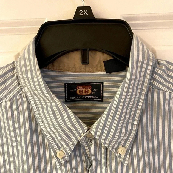 Vintage Men’s Size Large Route 66 Button Down Shirt - Picture 3 of 6